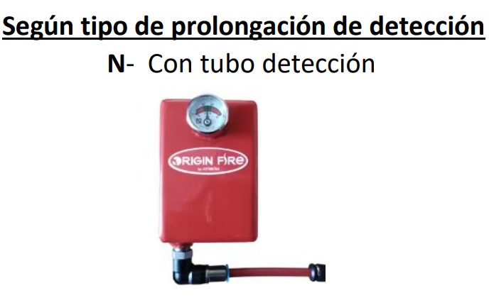 EXTINTOR AUTOMÁTICO EN CUADRO ELECTRICO TAMAÑO MEDIANO ORIGIN-FIRE REF. MB-N VOLUMEN PROTEGIDO 0,7m3