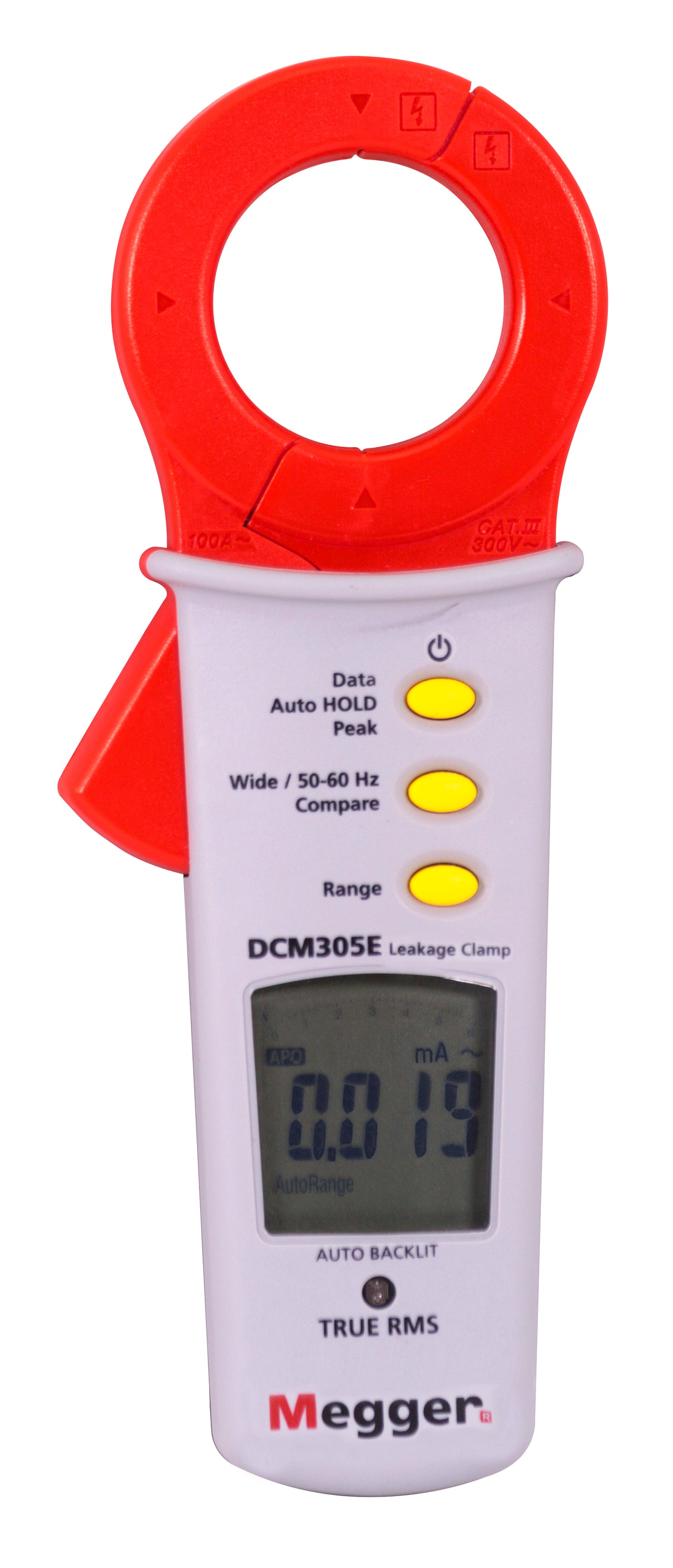 PINZA AMPERIMÉTRICA DE FUGA A TIERRA MEGGER DCM305E