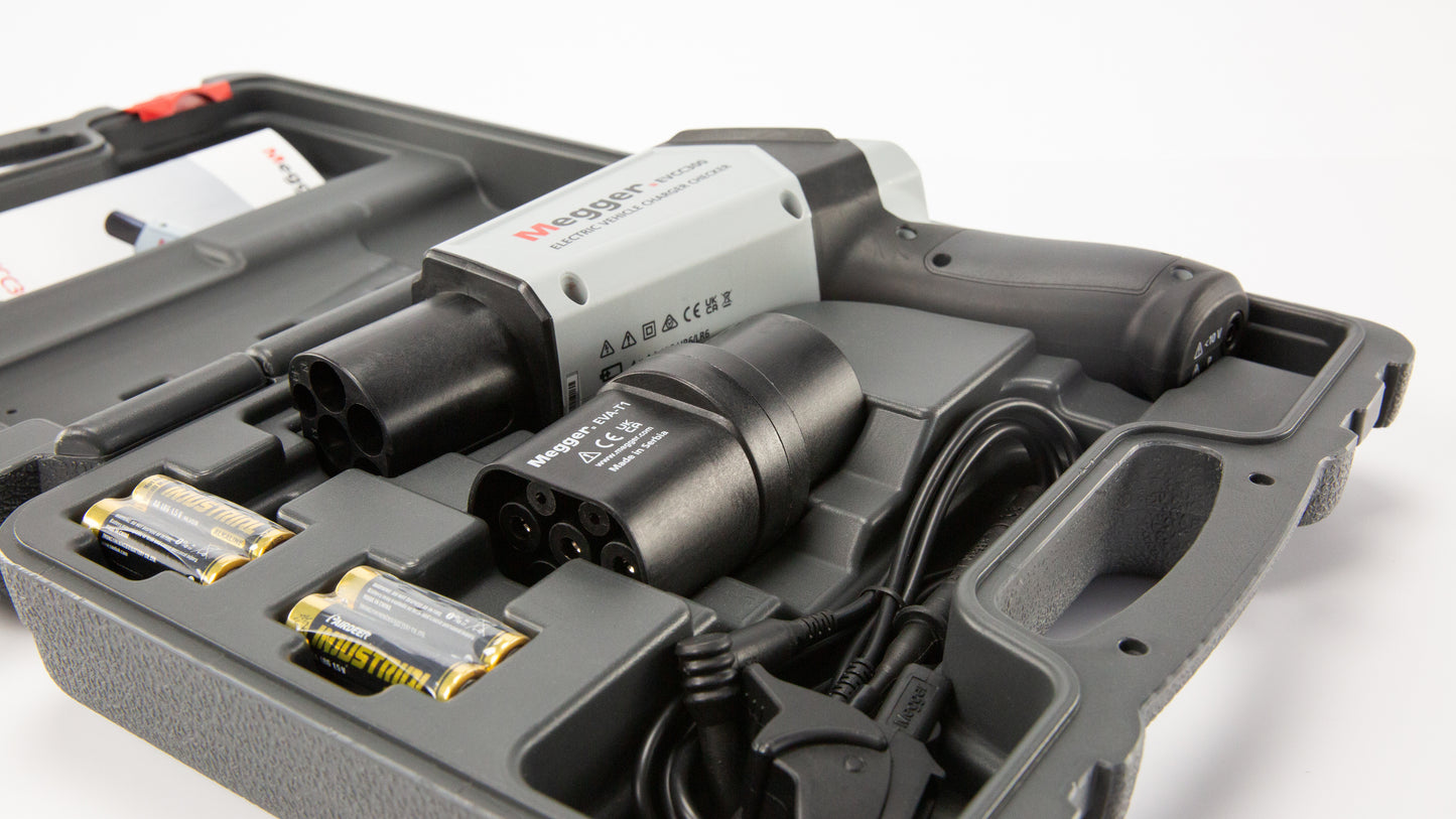 SIMULADOR PARA PUNTOS DE CARGA MEGGER EVCC300