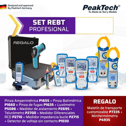 SET PROFESIONAL REBT PEAKTECH