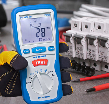 Medidor RCD Digital Peaktech P 2710