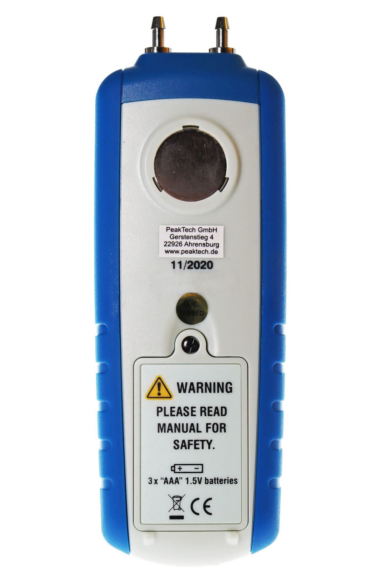 Medidor de presión Diferencial 0...200mbar, USB Peaktech P5144