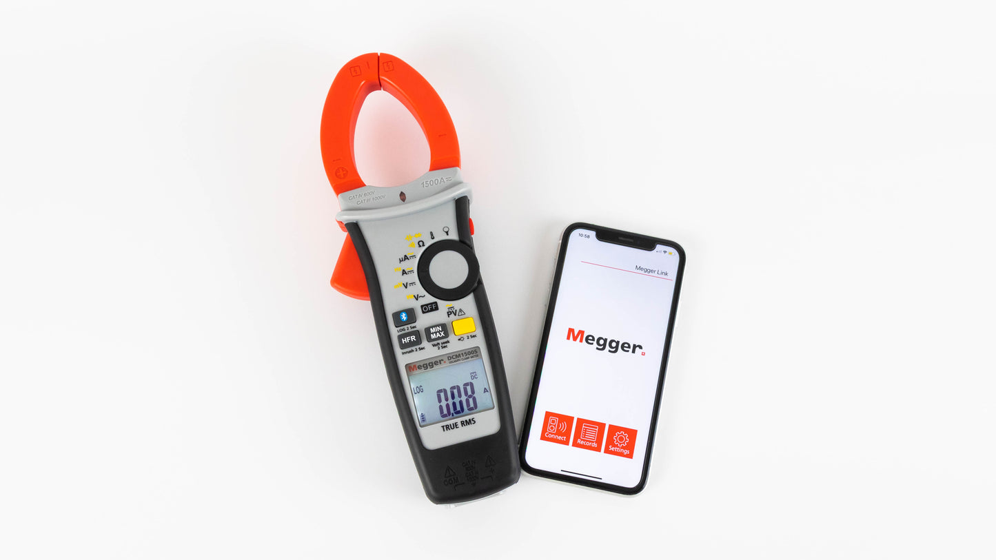 PINZA AMPERIMÉTRICA SOLAR MEGGER DCM1500S