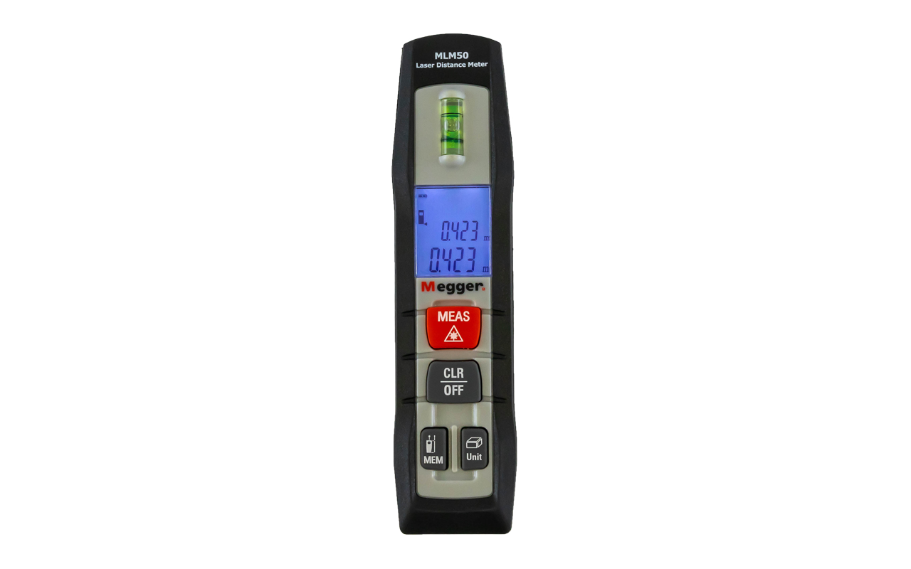 MEDIDOR DE DISTANCIA LASER MEGGER MLM50