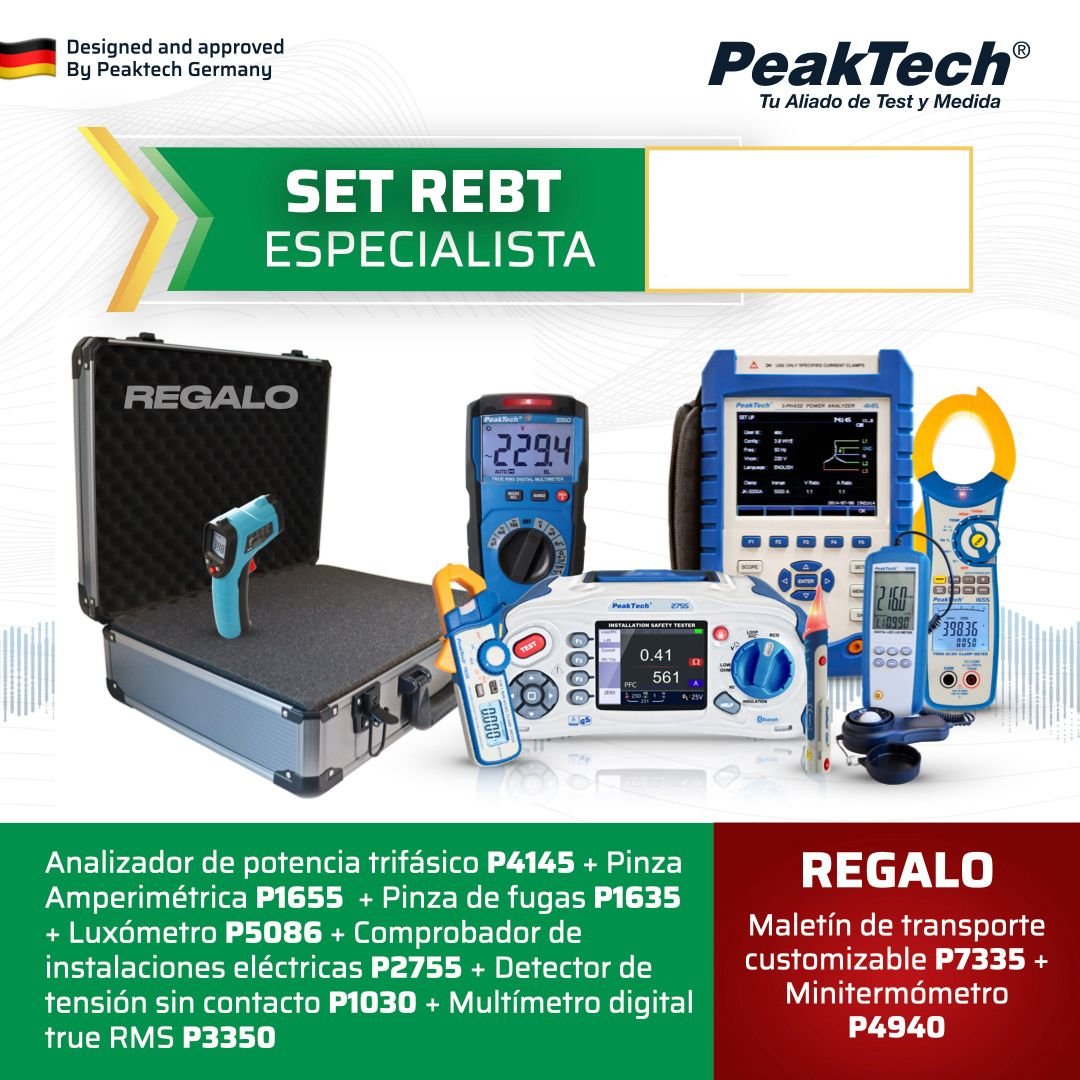 SET REBT ESPECIALISTA PEAKTECH