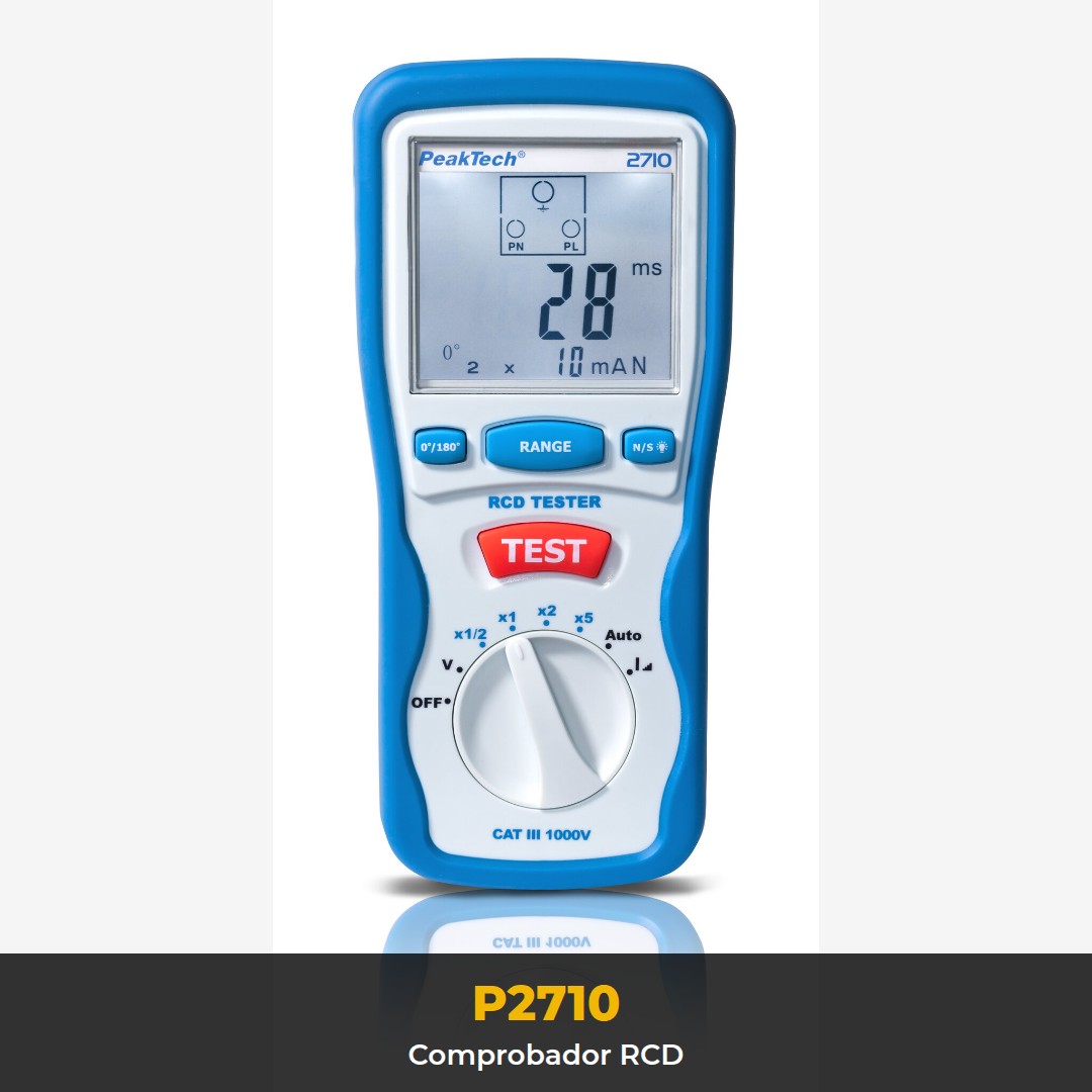 P2710 Comprobador RCD