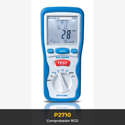 P2710 Comprobador RCD